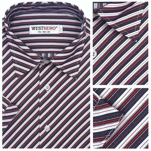Рубашка Westhero, размер 39, мультиколор