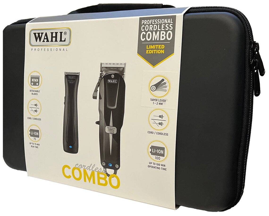Wahl Cordless Comboбеспроводное комбо (набор Beret+SuperTaper) машинки для стрижки 8592-017H