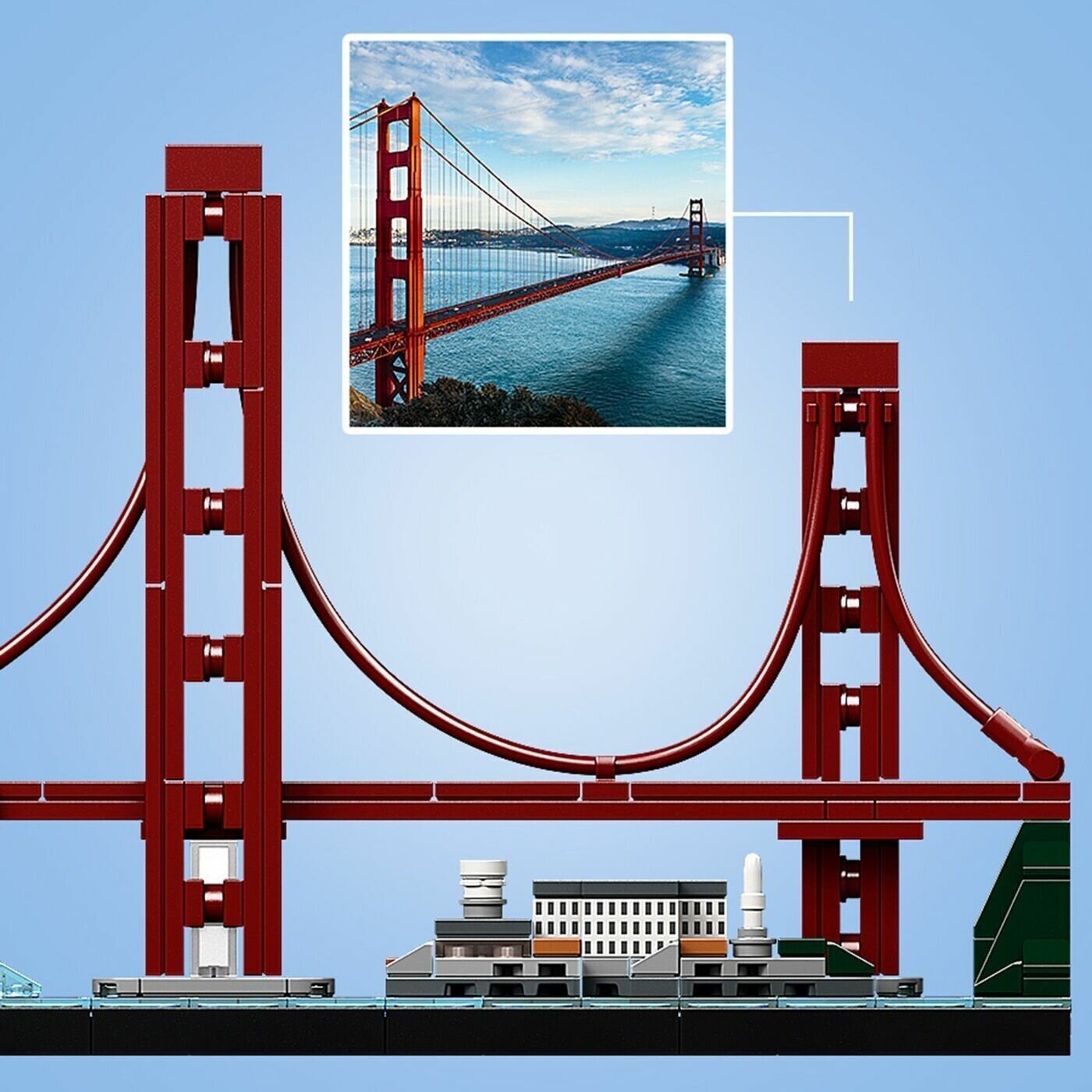 Конструктор LEGO Architecture Сан-Франциско, 565 деталей (21043) - фото №14