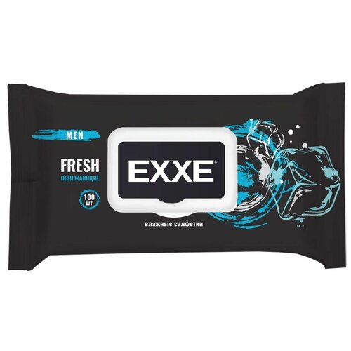 Влажные салфетки EXXE MEN, 100 шт, 3 упаковки