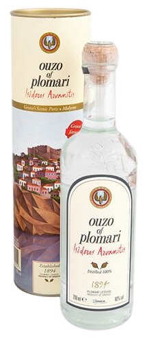 Узо Isidoros Arvanitis Ouzo of Plomari, в подарочной упаковке, 0.2 л