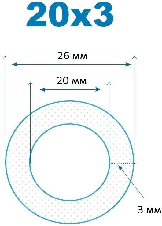 Трубка силиконовая 20х3 мм (3 метра) - фотография № 2