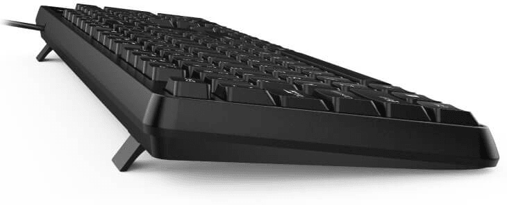Клавиатура Genius 31310016402 проводная узкая, USB, 104 клавиши, защита от проливаний, регулировка наклона, черный - фото №17