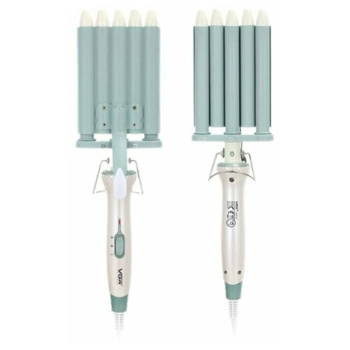 Плойка пять волн для завивки волос VGR Щипцы пятиволновые с керамическим покрытием для завивки волос Стайлер 219900₽