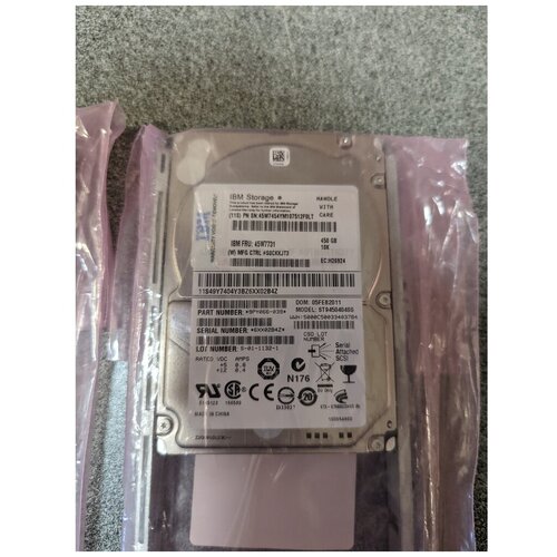 400 26669 жесткий диск dell 400gb ssd slc sas 2 5 600 мб с для сервера Жесткий диск IBM 45W7731, 450 ГБ, 10K RPM 2,5 SFF SAS