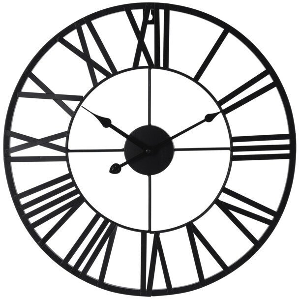 Часы настенные KOOPMAN 470х40мм черный металл