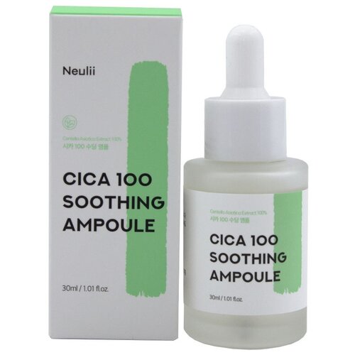 NEULII Успокаивающая сыворотка с центеллой CICA 100 Shoothing Ampoule , 30 мл.