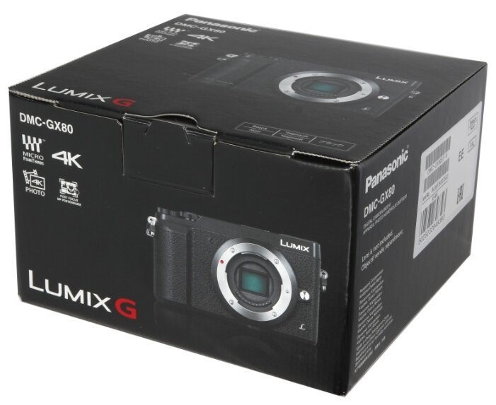 Фотоаппарат Panasonic Lumix DMC-GX80 Body черный фото 8