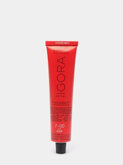 Schwarzkopf Professional / Краситель для волос Igora Royal 7-00 Средний русый натуральный экстра, 60 мл