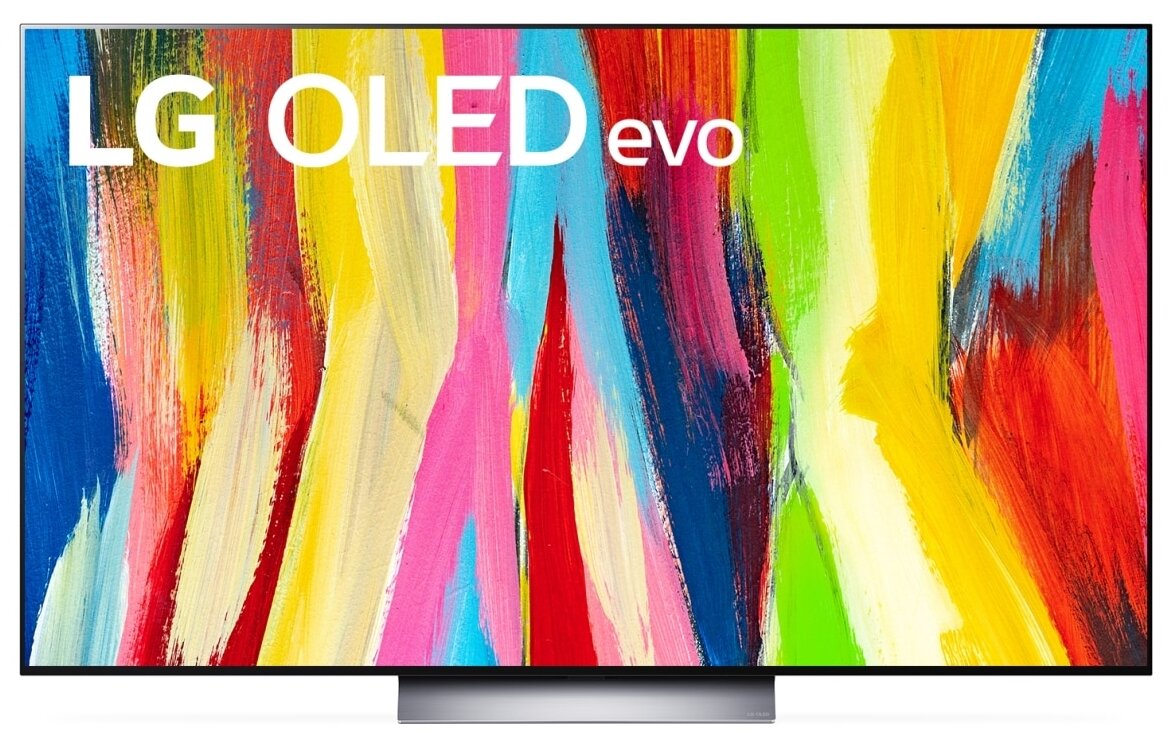 77" Телевизор LG OLED77C24LA 2022 HDR, OLED RU, темно-серый