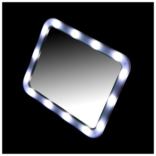 зеркало luazon kz 01 подсветка настольное 14 диодов 4хаа не в комплекте белое Зеркало LuazON KZ-01, подсветка, настольное, 14 диодов, 4хАА (не в комплекте), белое