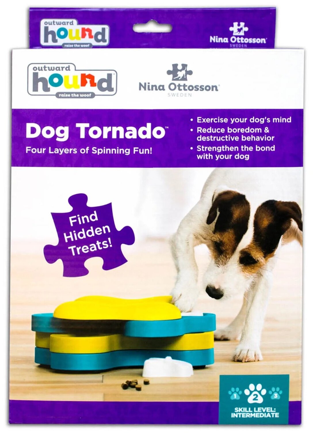 Nina Ottosson игра-головоломка для собак Tornado, 2 (средний) уровень сложности - фотография № 2