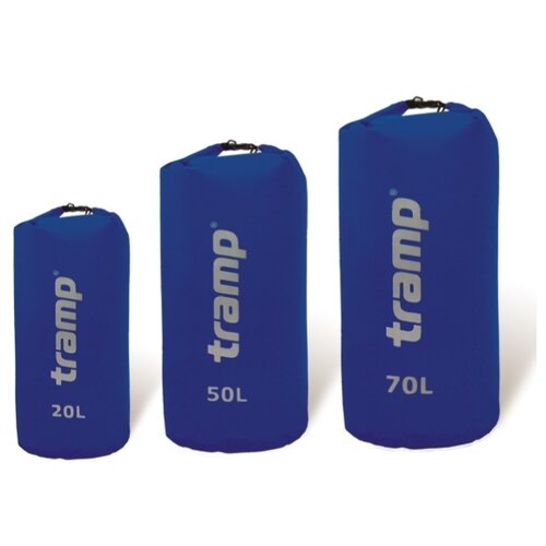 Гермомешок Tramp, синий (50 литров) гермоупаковка гермомешок пвх 40 литров usm