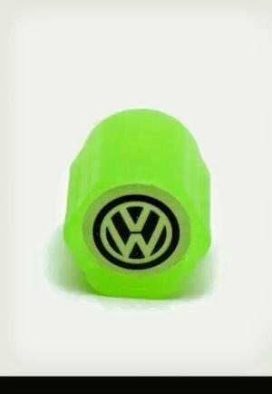 Колпачки для колёс, на ниппель шин, светящиеся, с логотипом"Volkswagen"