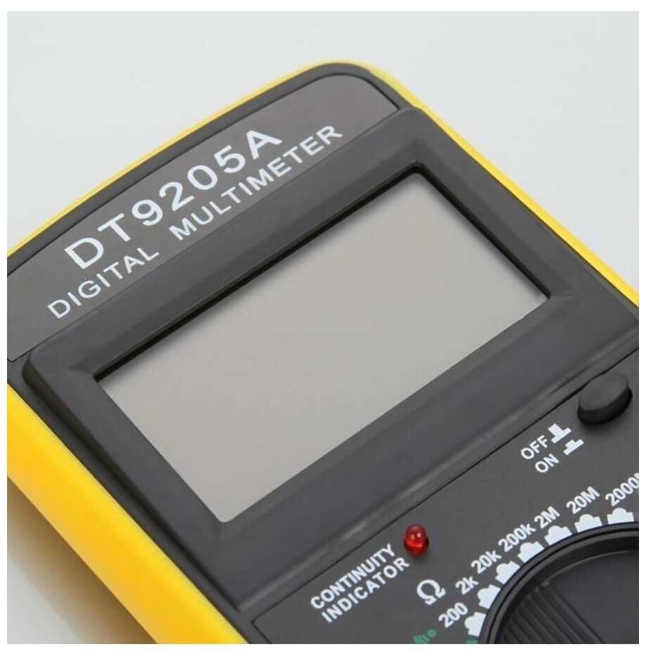 Мультиметр DT-9502A, Мультитестер электрический цифровой - фотография № 6