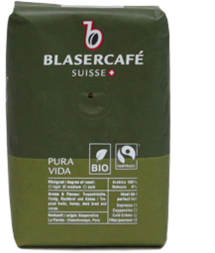 Кофе в зёрнах Blasercafe "Pura Vida" 250 г.