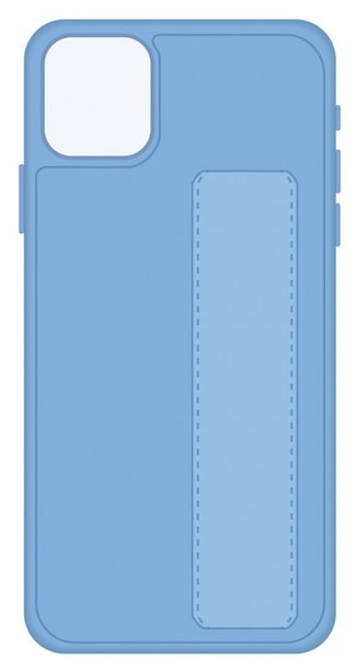 Чехол защитный PC+TPU с подставкой LuxCase для Apple iPhone 11 Pro, Голубой №2, 2 мм - фото №5