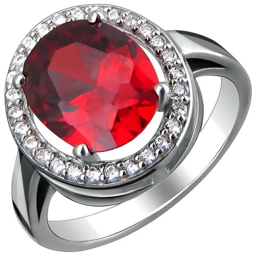 фото Эстет кольцо с фианитами из серебра 01к2511627-2, размер 16.5