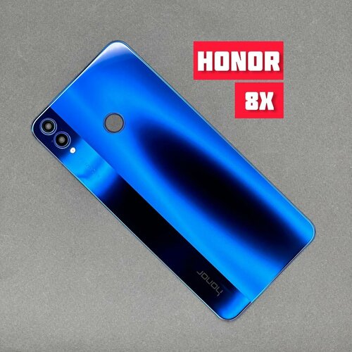 Задняя крышка для HUAWEI Honor 8X (JSN-L21) Blue со стеклом камеры