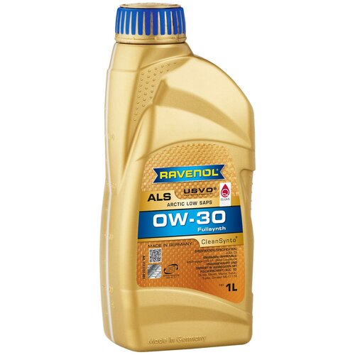 RAVENOL 4014835797796 SAE 0W-30 4L ARCTIC LOW SAPS ALS NEW моторное масло