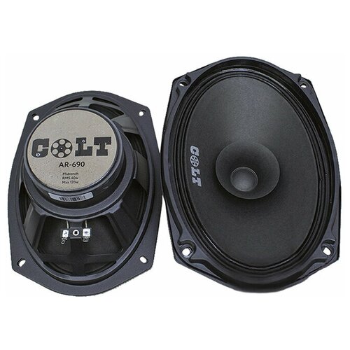 Динамики автомобильные Колонки для автомобиля COLT AR 690 Овал 15x23 см 6x9 дюйм 40 Вт Комплект 2шт 323000₽