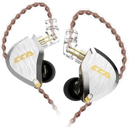 CCA C12 without mic gold - внутриканальные гибридные наушники 432000₽