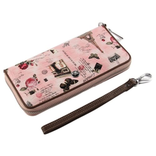 фото Женский кожаный кошелек на молнии sergio valentini св 8070-2023