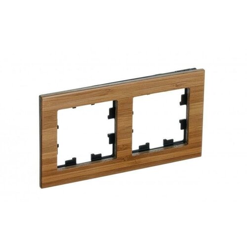 Рамка 2 поста Schneider Electric ATLASDESIGN NATURE, бамбук, ATN353202