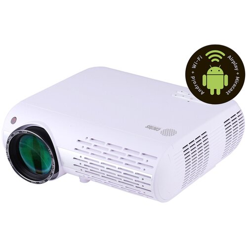 Проектор Cactus CS-PRO.02WT. Full HD-A, белый, Wi-Fi [cs-pro.02wt. wuxga-a] лампа проектор читающая коран на 14 языках