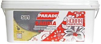 Декоративное покрытие Parade Deco Sabbia S81 перламутровый 5 кг