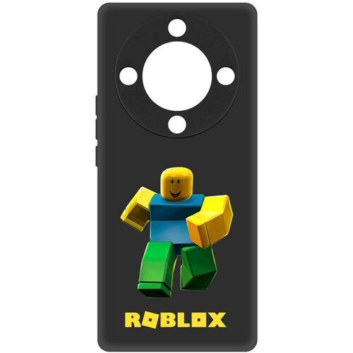 Чехол-накладка Krutoff Soft Case Roblox-Классический Нуб для Honor X9a черный чехол накладка krutoff soft case roblox классический нуб для honor x9 черный