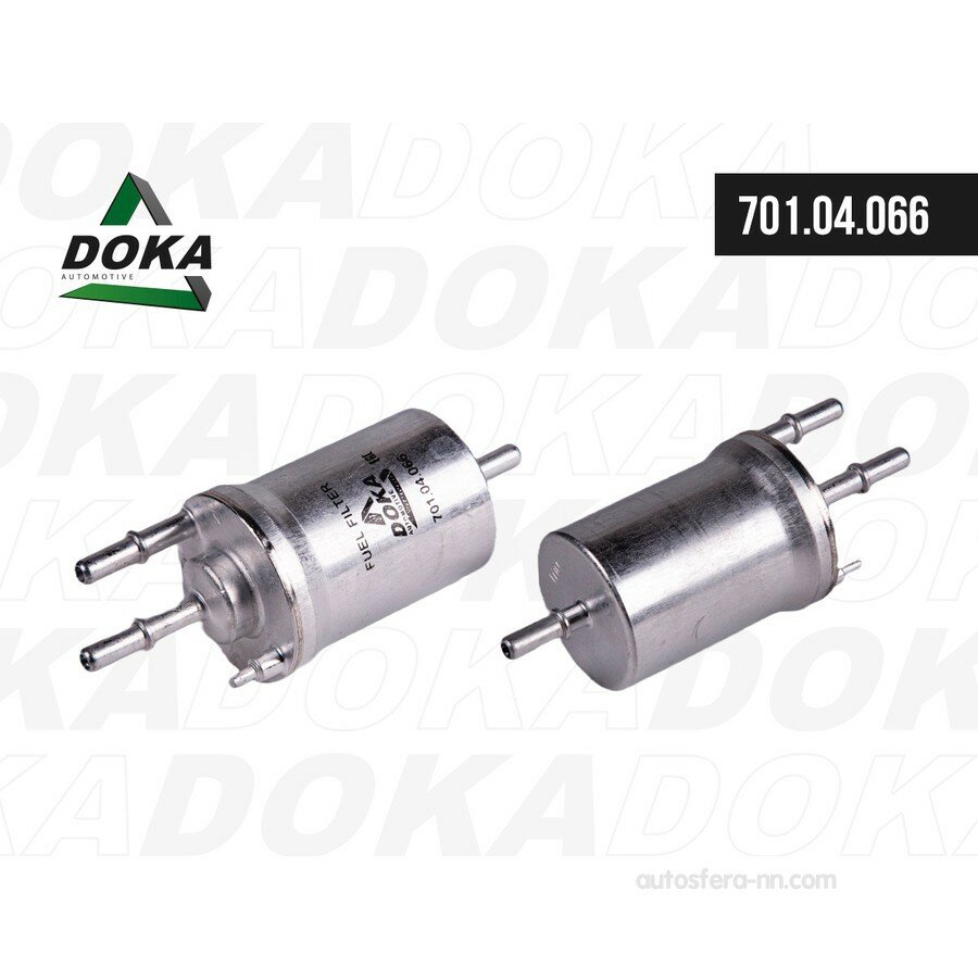 DOKA 70104066 Фильтр топливный \Audi A3, Seat Altea/Leon, Skoda Octavia, VW Eos 1.4/1.6/2.0 03>