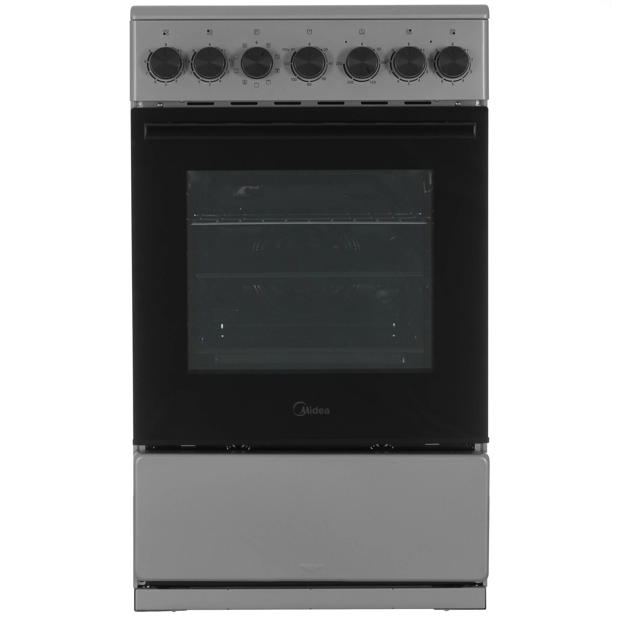 Электрическая плита 6000 Вт Midea MFO-M4E20T9E(SL) серебристый