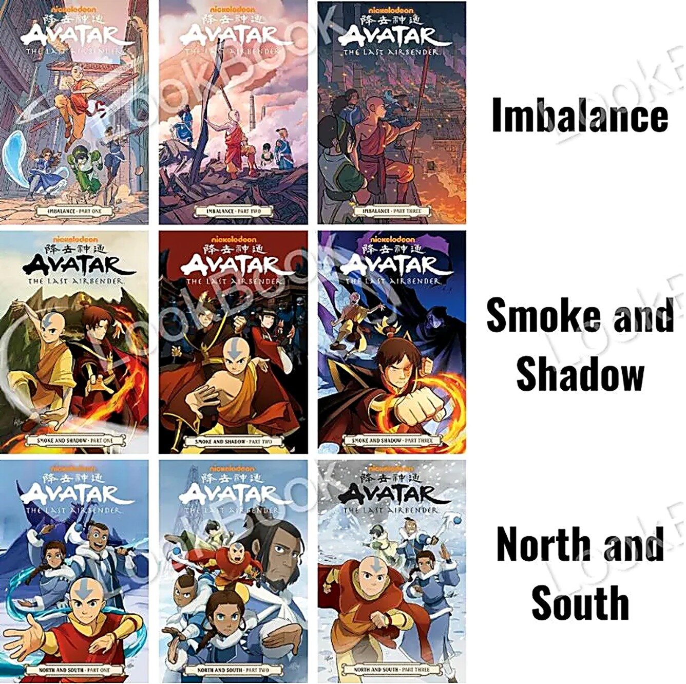 Аватар Легенда об Аанге комикс книга на английском языке / Avatar The Last Airbender Comics Yang Gene Luen