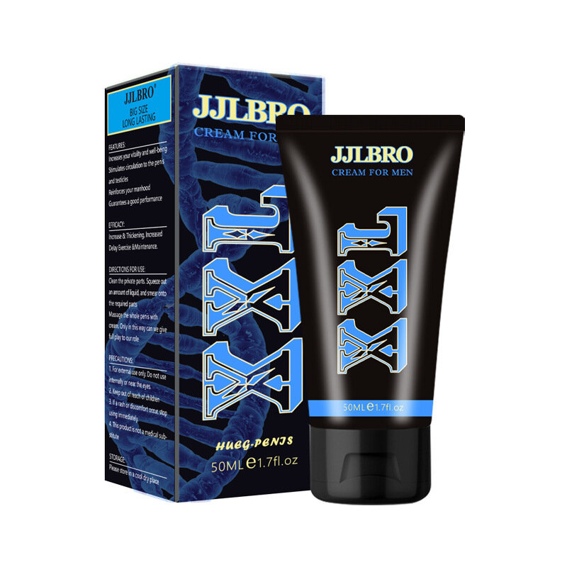 Мужской крем задержки эякуляции JJLBRO Blue Enjoy XXL 50мл, наружное применение, товары для взрослых