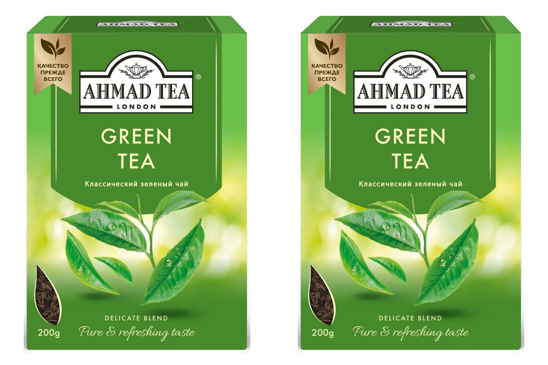 Ahmad Tea Чай зеленый Green Tea, 100 г, 2 штуки