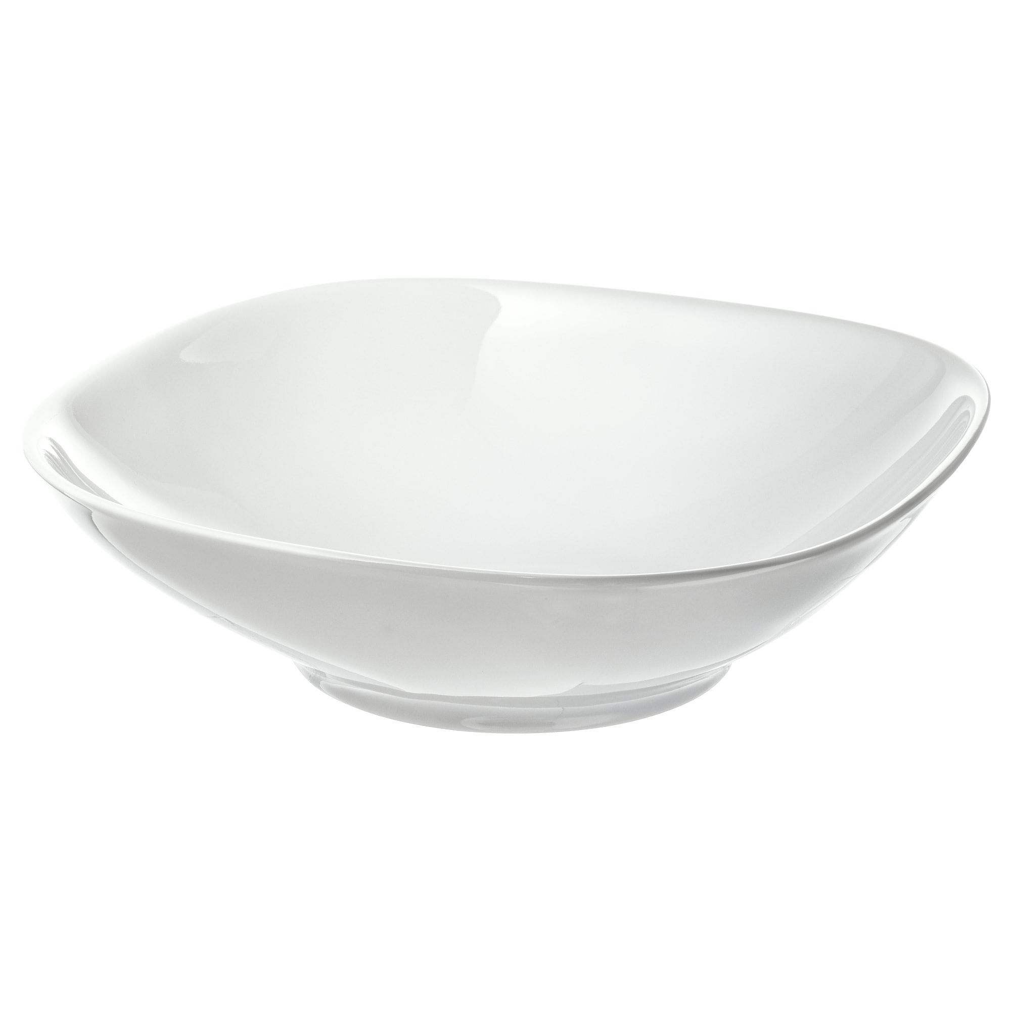 IKEA Блюдце "VARDERA" 20 см 1 шт белый