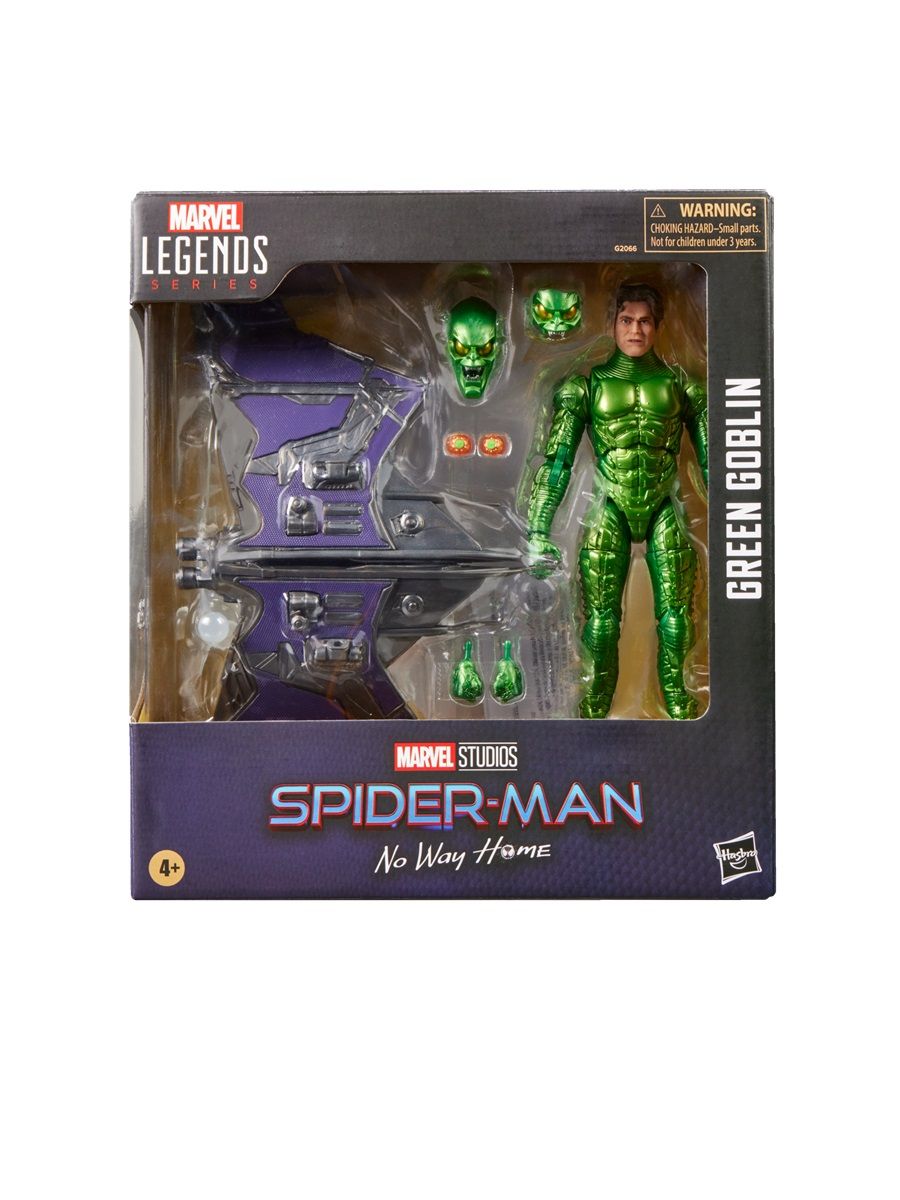 Фигурки Hasbro Marvel Legends Spider-Man: No Way Home Series Action Figures Green Goblin-16cm; Марвел фигурки--SD926