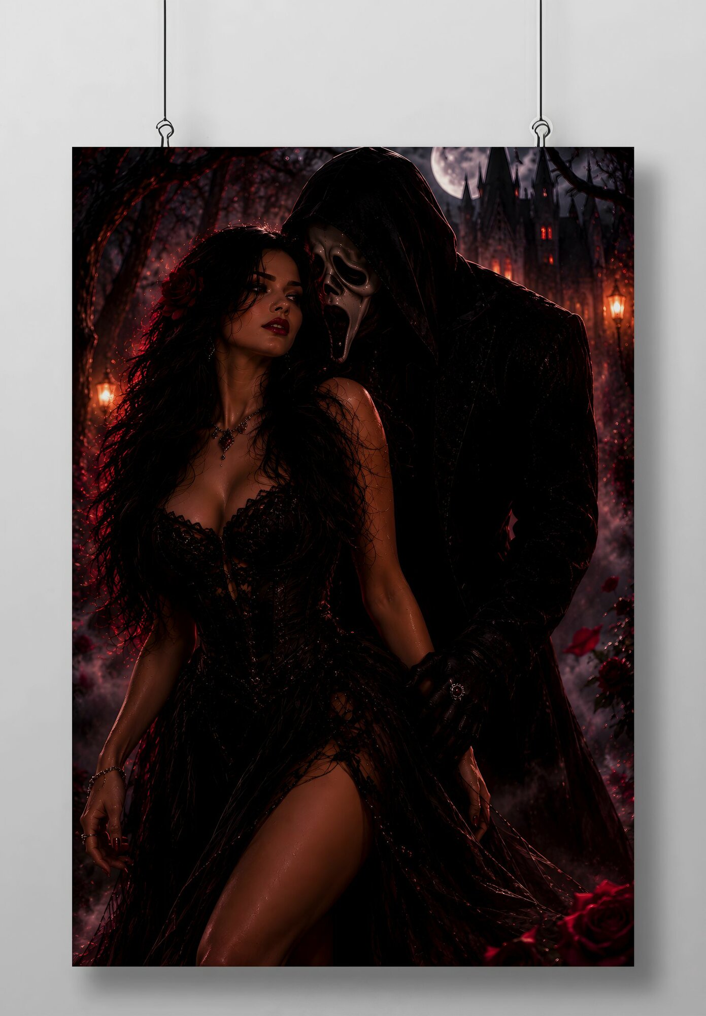 Постер/Плакат Мрачная Романтика Хэллоуина(Dark Romance Halloween)