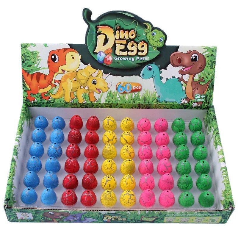 Яйца динозавров Growing Pet, 60 шт, Colorful