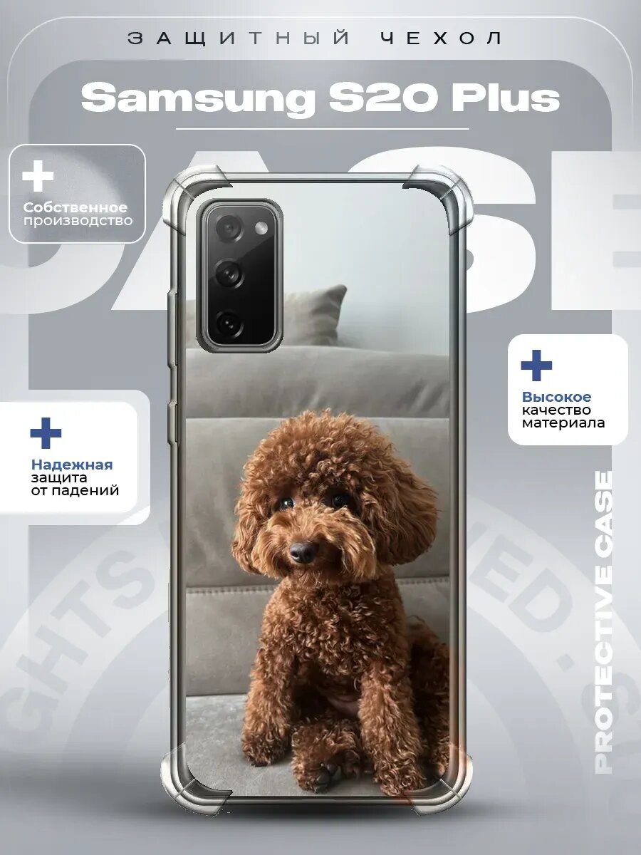 Чехол на Samsung S20 Plus с принтом Той-пудель