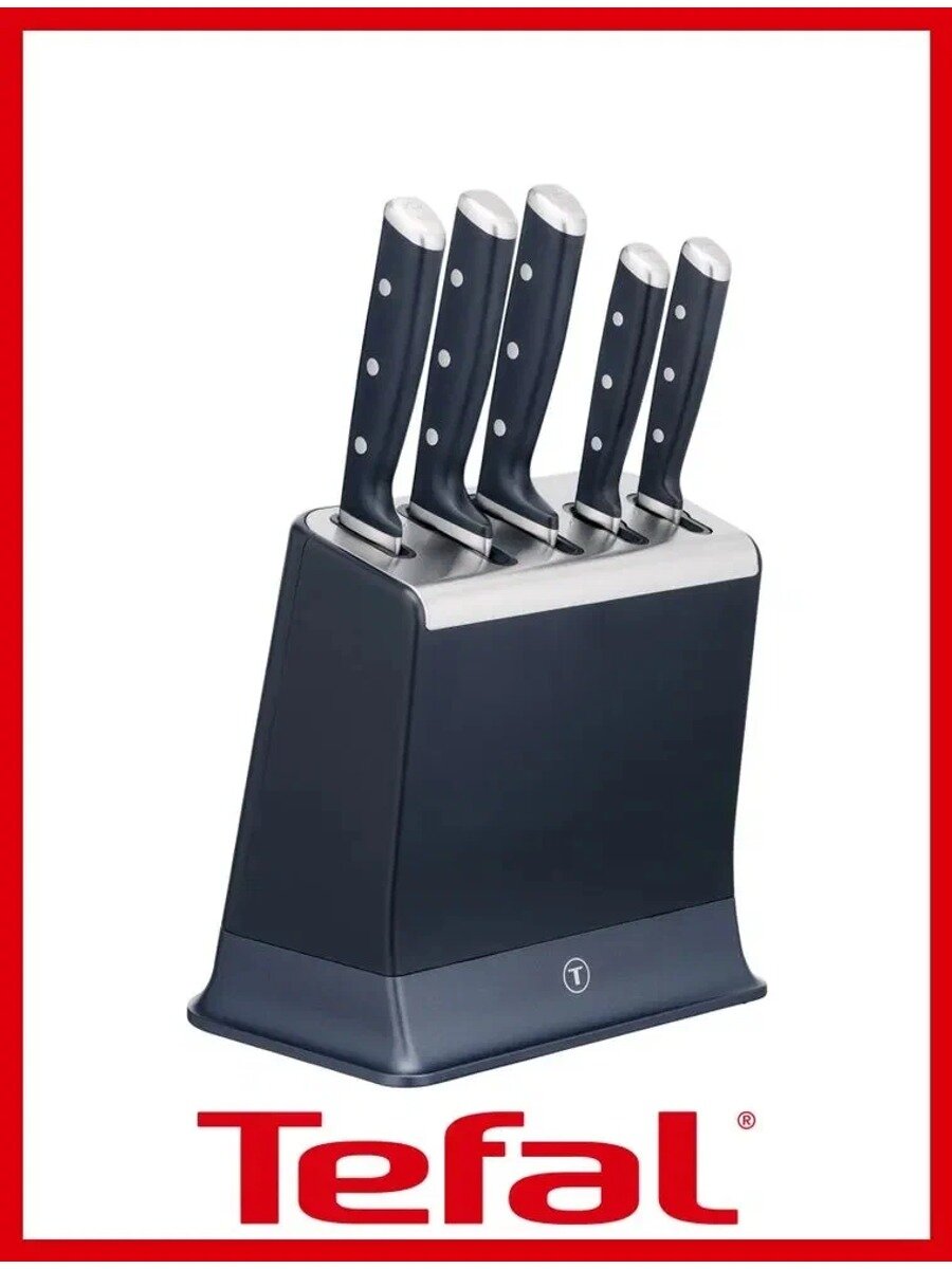 Tefal Нож столовый Ever Sharp K297S644 5 предм. разноцветный