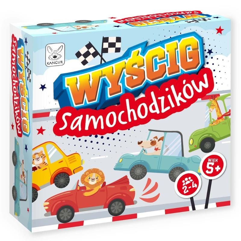 Настольная игра Kangur Гонка машинок, для детей