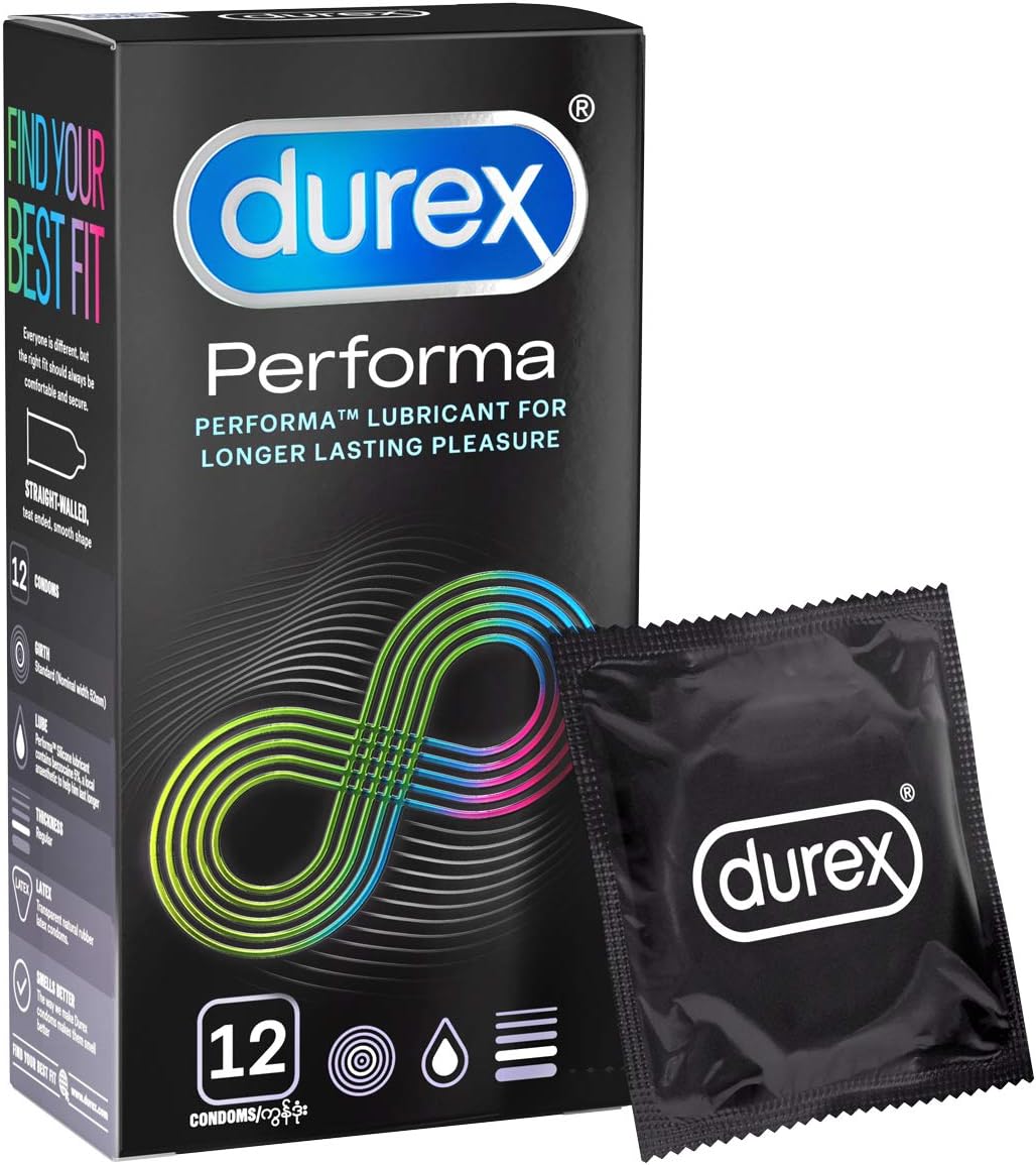 Презервативы Durex Performa (Infinity) с бензокаином для продления секса, 6+6 шт.