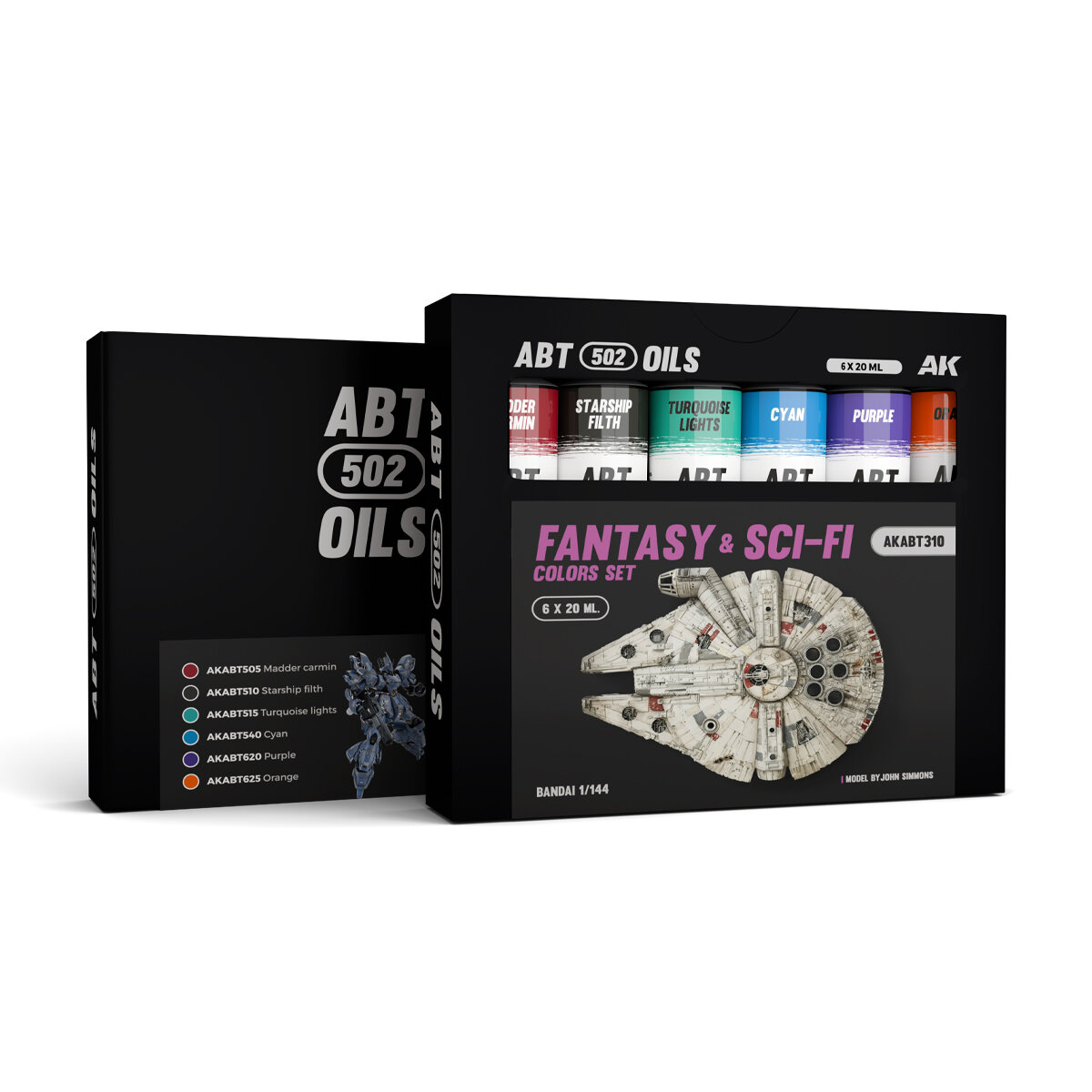 Abteilung 502 Fantasy & Sci-Fi Colors Set - набор масляных красок, 6х20 мл