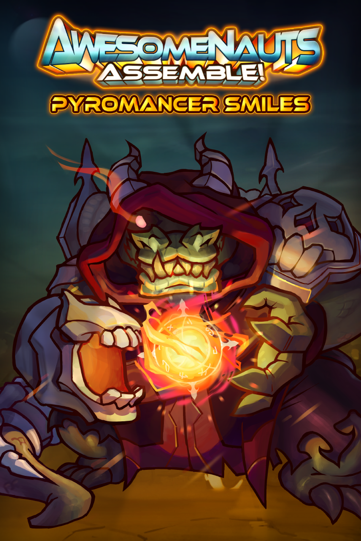 Дополнение Pyromancer Smiles - Awesomenauts Assemble! Skin — Xbox Series X|S, Xbox One — Цифровая версия