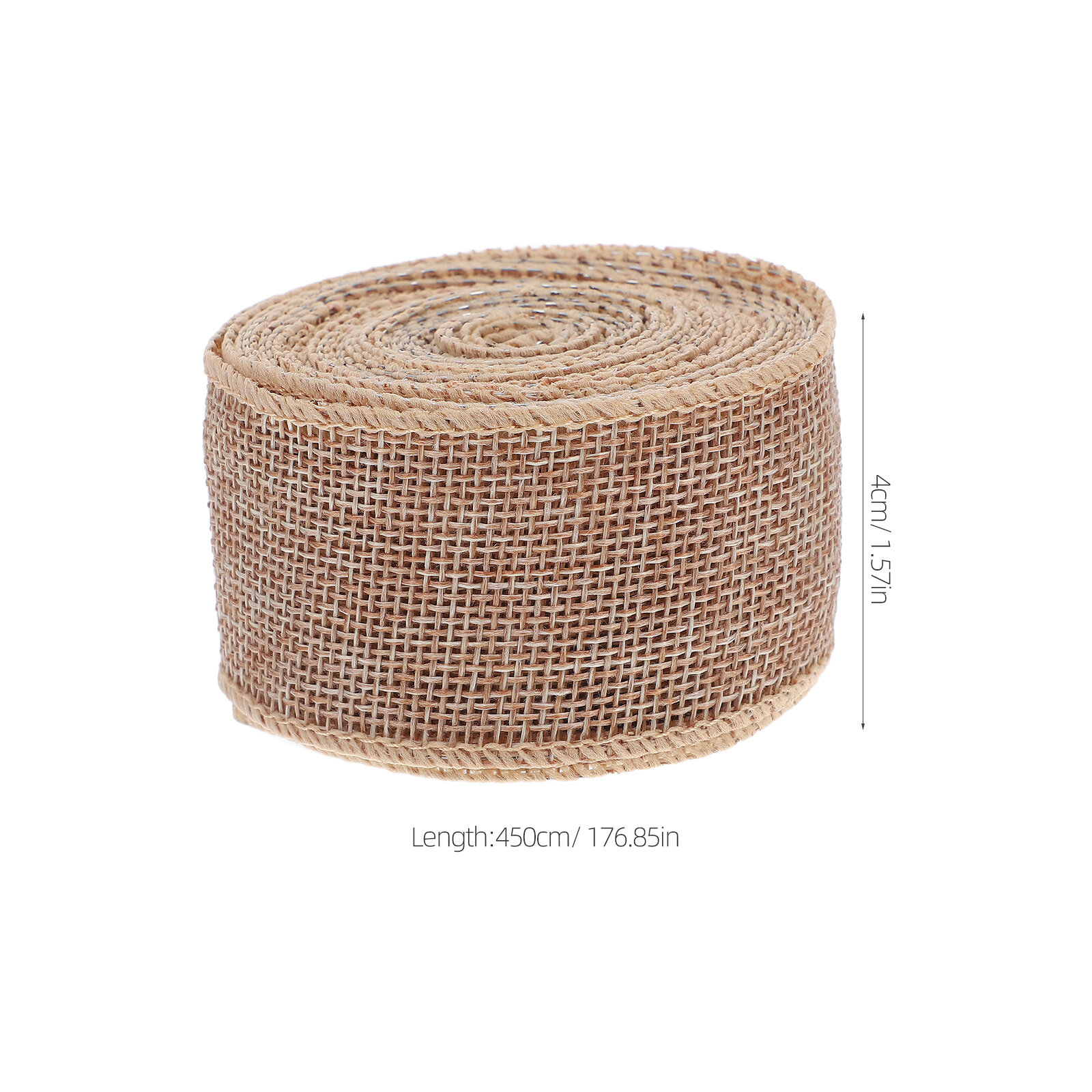 Проволочный Рibbon Для Christmas И Венков 4 Rolls 5 Метров Khaki 450.00X4.00X0.10Cm