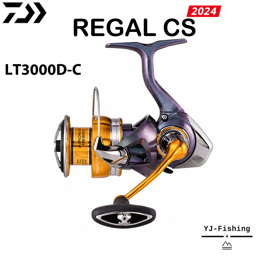 DAIWA 2024 REGAL CS LT 3000D-C Спиннинговая катушка рыболовная безынерционная для спиннинга, Вьетнам