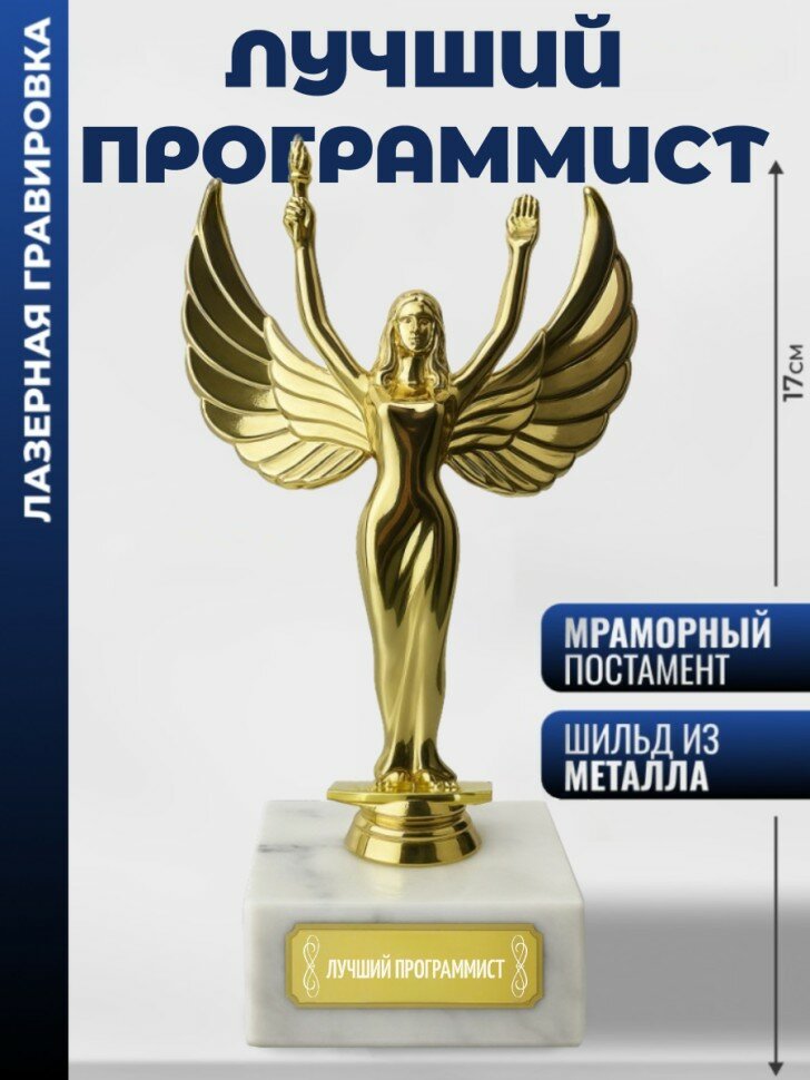 Статуэтка награда Женск. "Лучший программист"