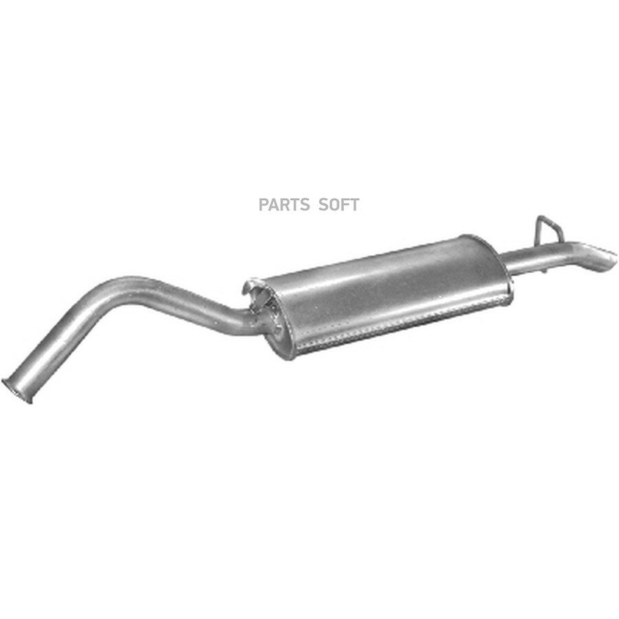 Глушитель зад. часть Audi 100/200 1.8-2.4D 03/77-11 от официального дистрибьютора, EDEX, артикул 0110